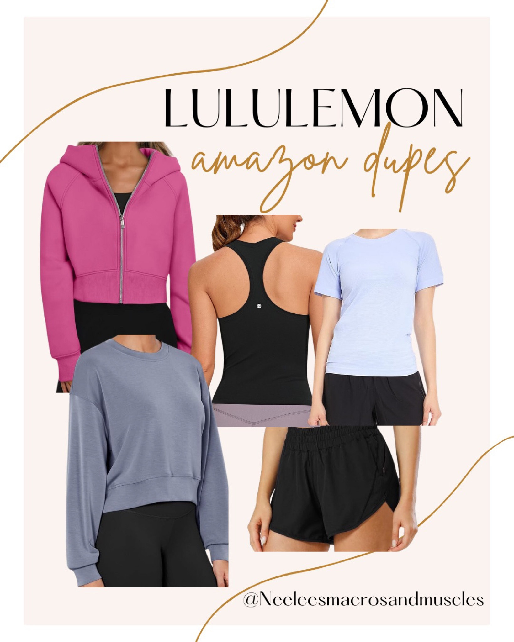 ✨LULULEMON DUPES✨

everyone loves a good dupe! These prices are so hard to beat😍