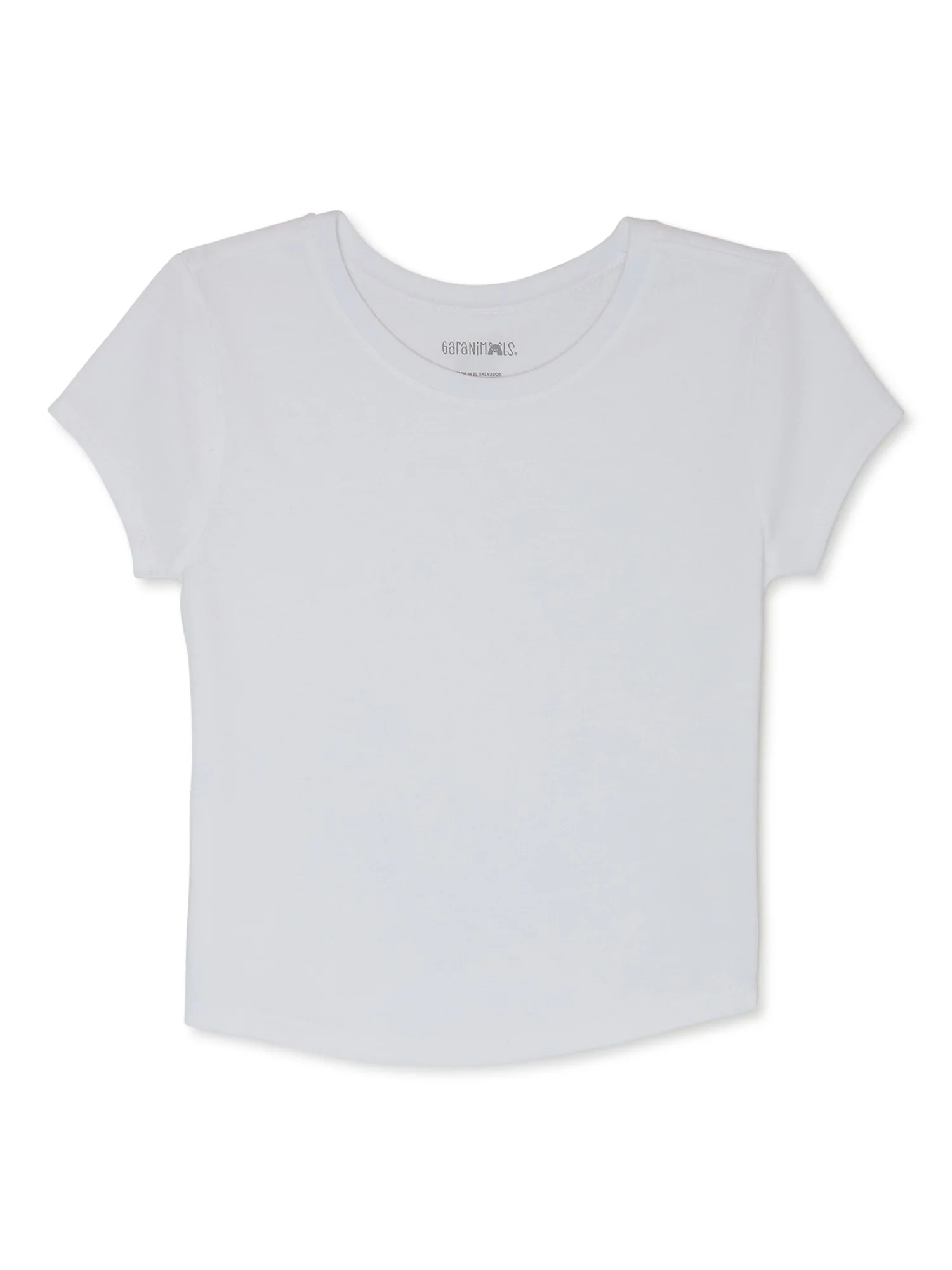 Garanimals Toddler Girl Short Sleeve Solid T-Shirt, Sizes 18M-5T | Walmart (US)