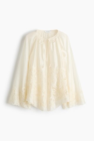 H & M - Broderie anglaise blouse - White | H&M (US + CA)