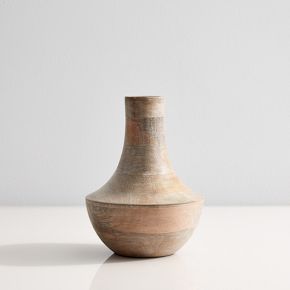 Coastal Wood Vases | West Elm (US)