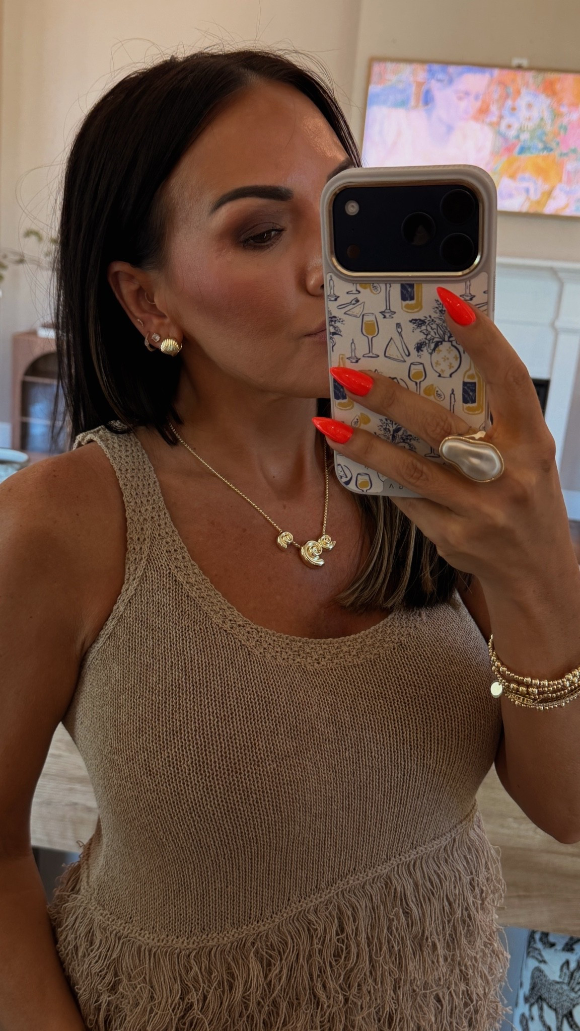 Lately, it’s been less about the outfit and more about the accessories.

A great statement necklace, chunky ring, stacked bracelets, and a pair of earrings can completely change the look of even the simplest outfit.

These are the pieces I keep reaching for because they make getting dressed feel effortless.

Wearing a size small in the top.

5’2” • 130 lbs • 25” waist • 34DD

#JewelryLover #AmazonAccessories #Over40Style #PetiteFashion #EverydayJewelry #GoldJewelry #StyleDetails #FashionOver40 #AccessoryStyle #JewelryObsessed