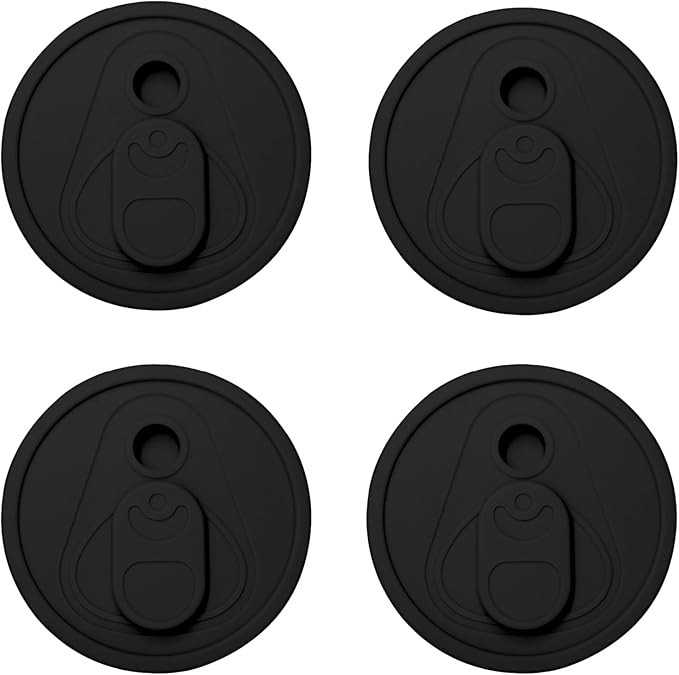 4 Pack Silicone Lids for Glass Cups with Bamboo Lids and Straws, 2.75 inch/70 mm Silicone Lids fo... | Amazon (US)