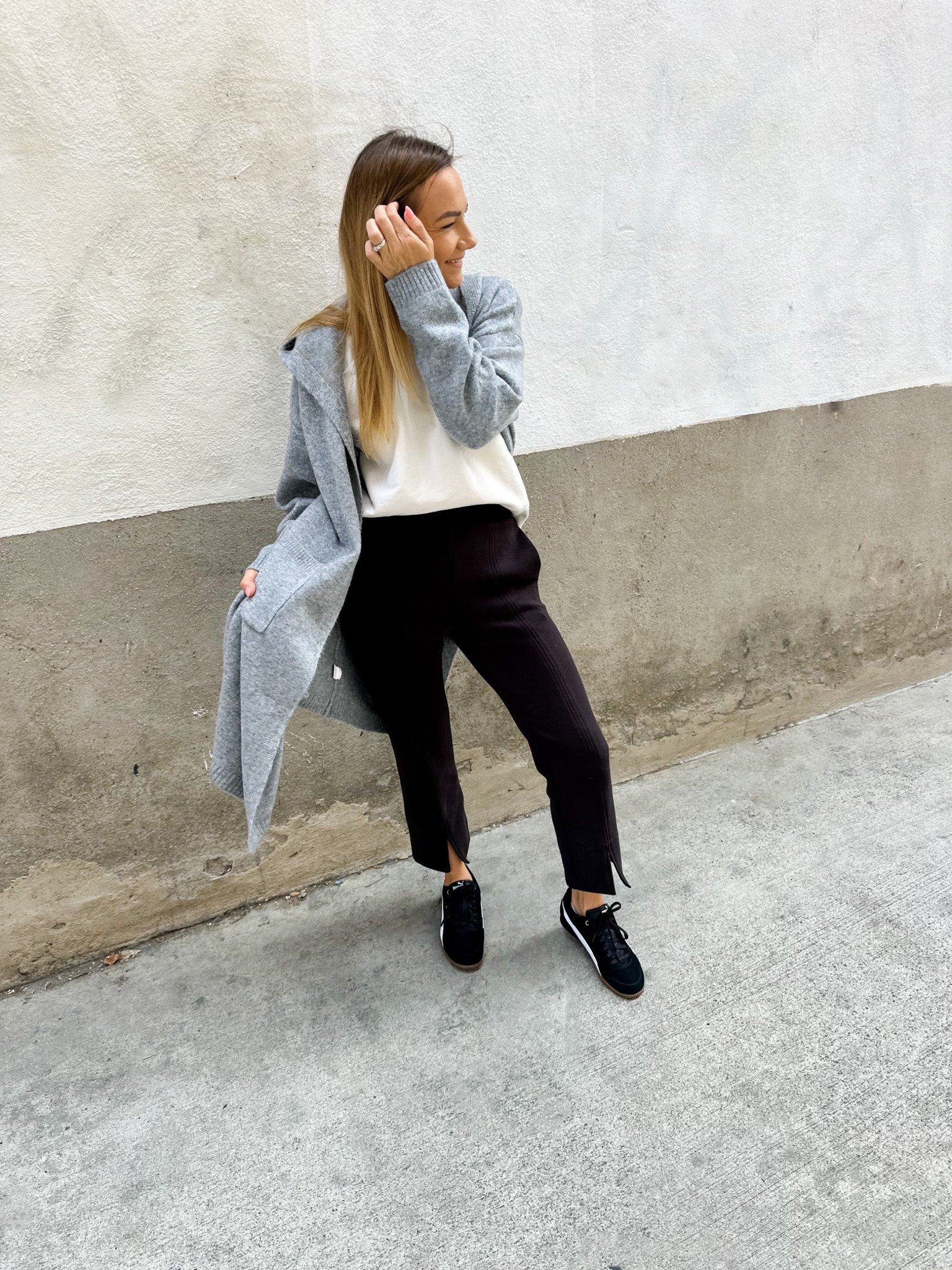 The cutest “Fall is coming” outfit. Let’s not rush it, but let’s prepare for it.  Comfy and layered and cute! 

#LTKSeasonal #LTKShoeCrush #LTKFindsUnder100