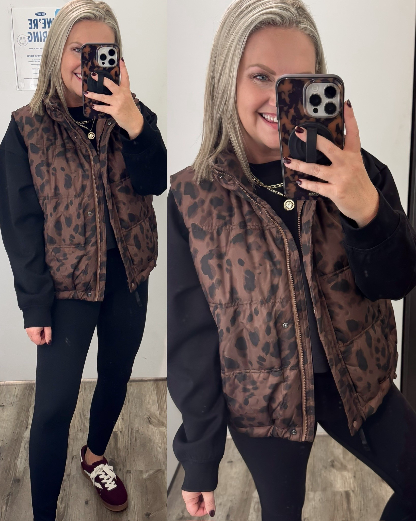 Leopard puffer vest 🐆

Old Navy Fall outfit Fall style 

#LTKOver40 #LTKFindsUnder50 #LTKStyleTip