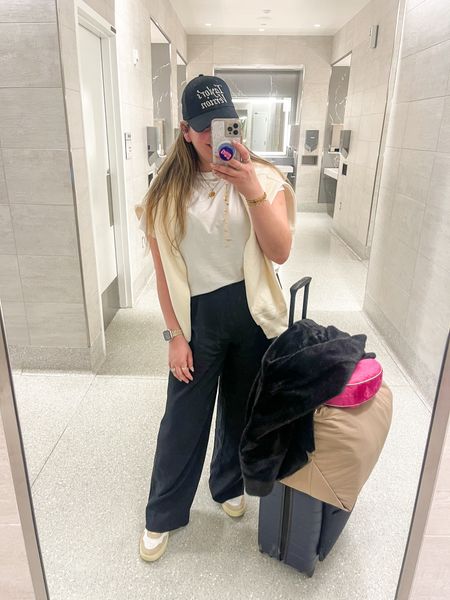 In honor of TTPD here’s my go to travel outfit from a couple of weeks ago! But make it Taylor’s version 🫶🏼

Baseball cap from @goldenhour

#LTKSeasonal #LTKtravel