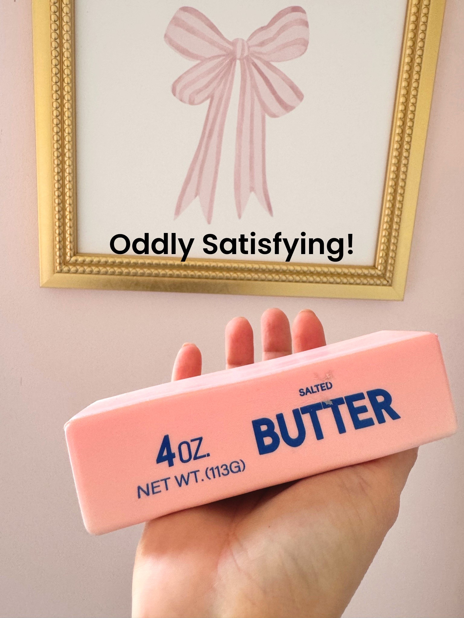 Pink salted butter squish 🩷🧈

This was such a random find but it’s weirdly satisfying and surprisingly fun 😂

Would make such a cute little desk toy, stocking stuffer, or gift basket add-on.

#LTKmomlife #LTKKids #LTKHome