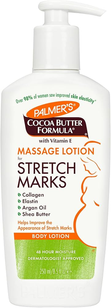 Palmer's Cocoa Butter Formula Massage Lotion For Stretch Marks, Pregnancy Skin Care, Belly Cream ... | Amazon (US)