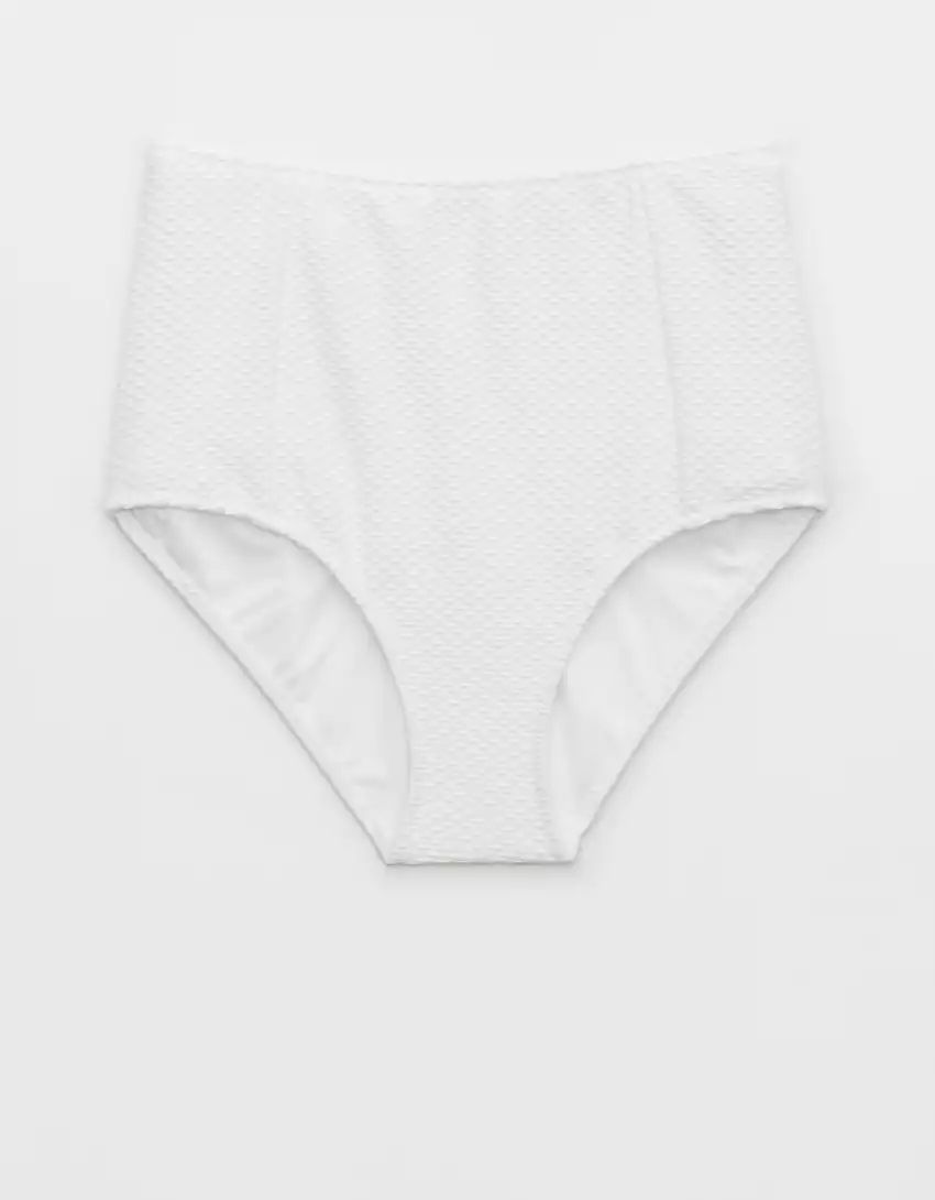 Aerie Jacquard High Waisted Bikini Bottom | Aerie