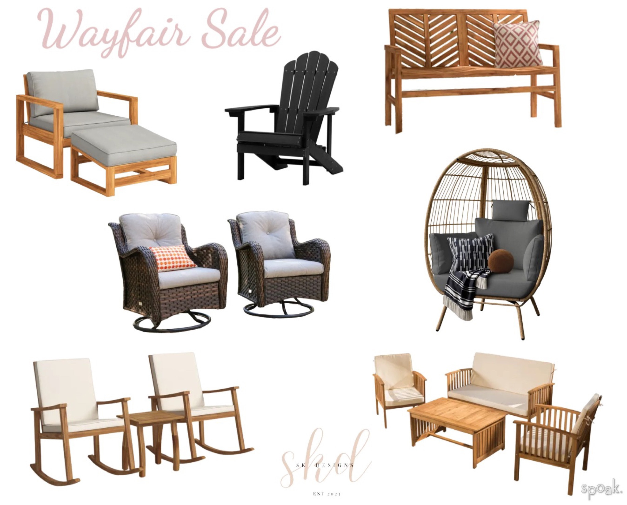 Wayfair 4th of July sale: outdoor seating edition! 


#LTKhome #LTKsalealert #LTKSeasonal