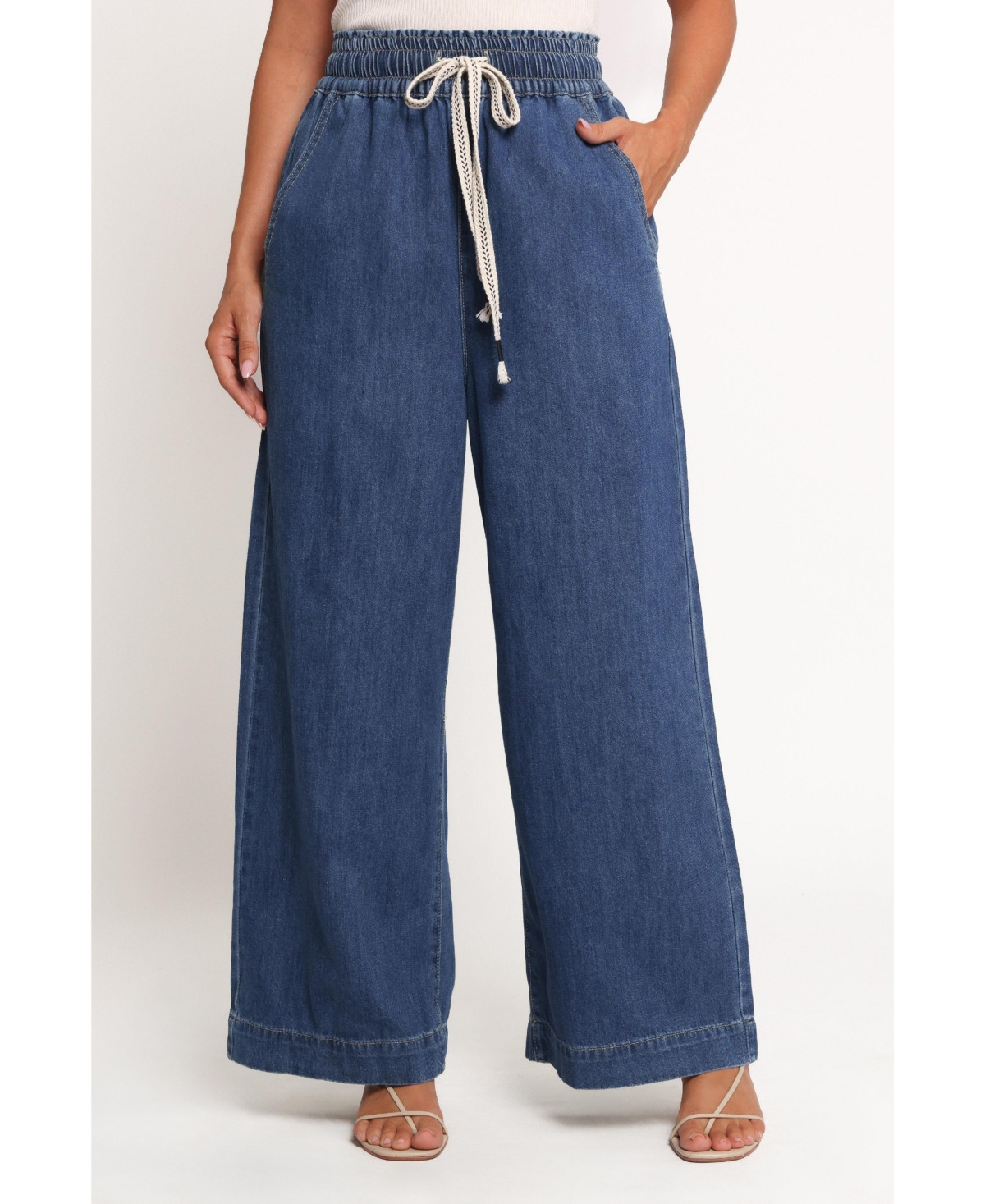 Petal and Pup Women's Jenni Wide Leg Pant - Denim | Macy's
