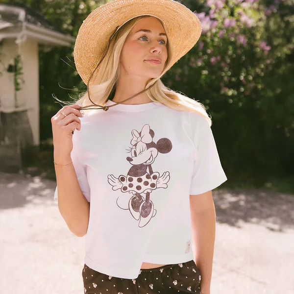 Disney Minnie Mouse Perfect Tee, White | Albion Fit