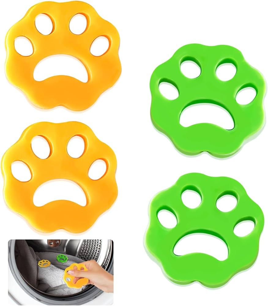 NANQUAN Tierhaarentferner Waschmaschine,4 Pack Wäsche Haarfänger Waschmaschine,Katzenhaarentfer... | Amazon (DE)