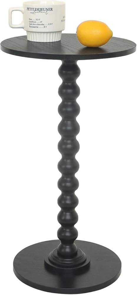 Round Side Table, Small Drink Table for Small Spaces, Modern Accent End Table Coffee Table with S... | Amazon (US)