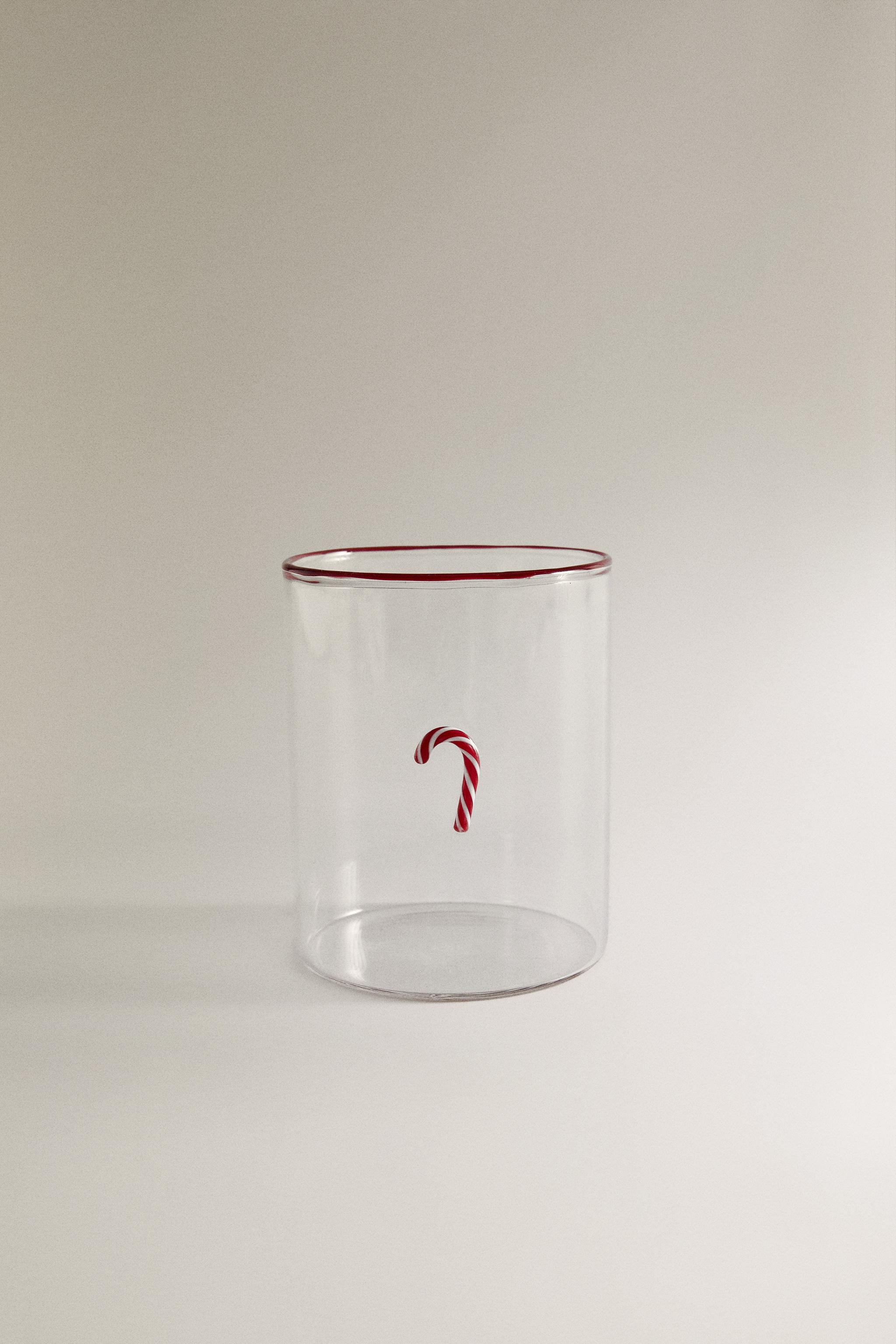 BOROSILICATE GLASS CHRISTMAS FIGURE TUMBLER | Zara Canada