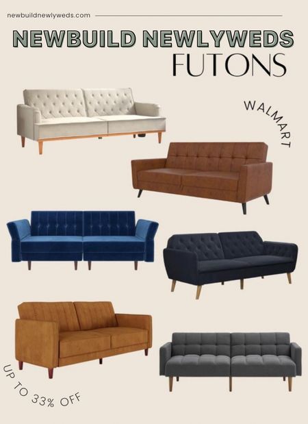 Save up to 33% on futons at Walmart!