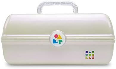 Caboodles Rainbow Rad - On-The-Go Girl Makeup Organizer, White Opal | Amazon (US)