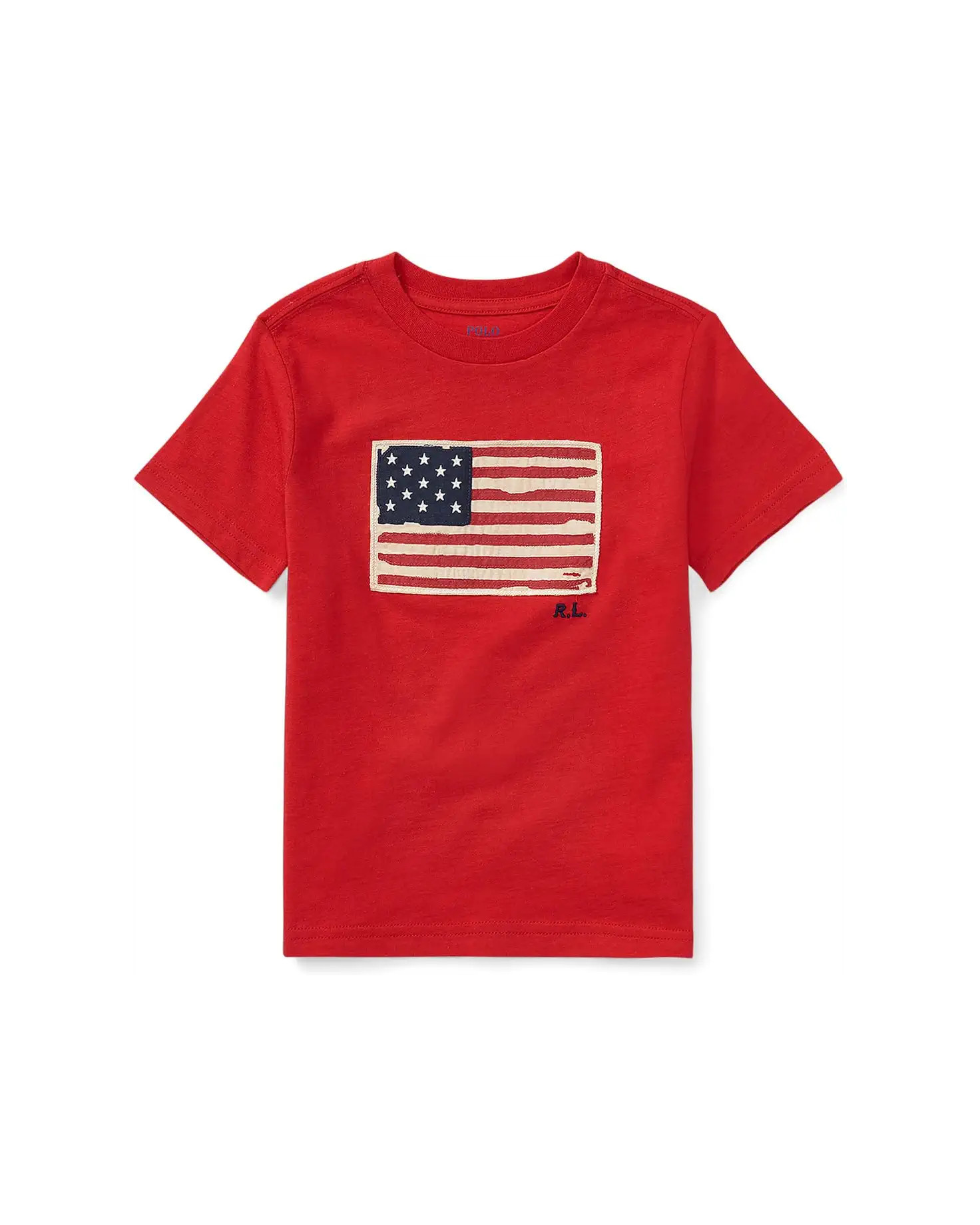 Flag Cotton Jersey Tee (Toddler/Little Kid) | Zappos
