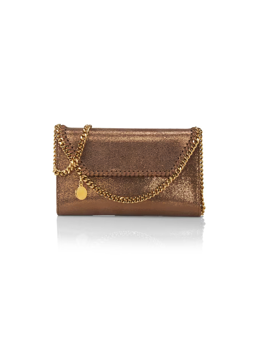 Stella McCartney Mini Falabella Chamois Crossbody Bag | Saks Fifth Avenue