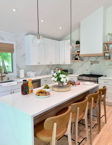 Brunch at The Chalet

Kitchen reno 
Kitchen renovation
Pendant lights
Bamboo blinds 
Counter stools
Shelf styling
Cabinets
Pot filler
Spring refresh
Mother’s Day

#LTKunder50 #LTKhome #LTKunder100