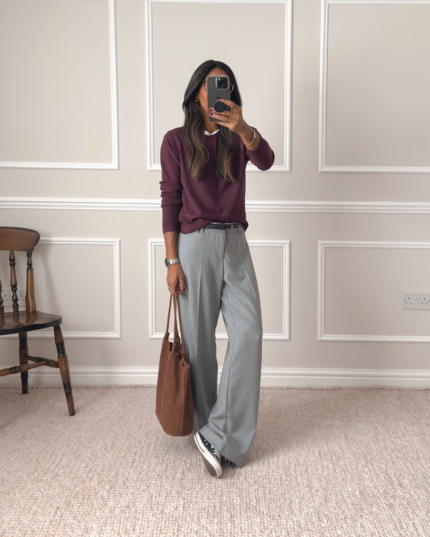 Cardigan - wearing size small
Trousers - mine are old but I’m trying to
find you similar ones. Will link here if I find any.

 

#LTKuk