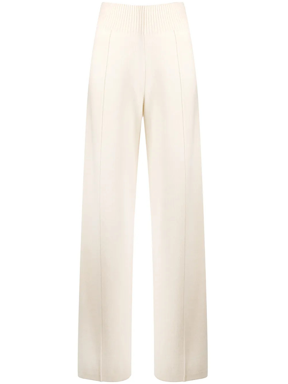 Pringle Of Scotland wide-leg Knitted Trousers | White | FARFETCH | Farfetch Global
