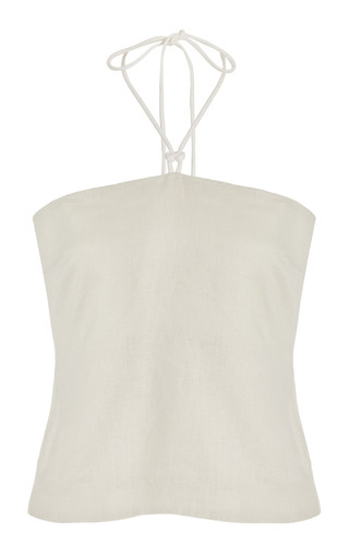 D'Orsay Corded Linen Halter Top | Moda Operandi (Global)