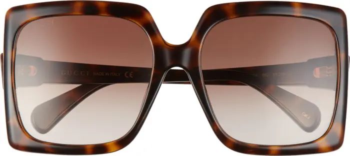 59mm Gradient Square Sunglasses | Nordstrom