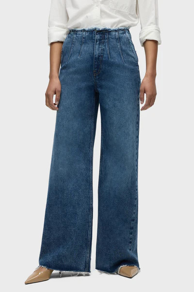 James High-Rise Darted Wide Leg Jean | Hudson Jeans