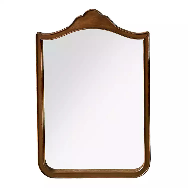 Brown Wood Lucy Arched Wall Mirror | Kirklands Home | Kirklands