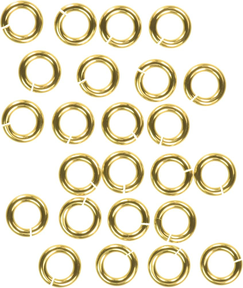 24 14K Gold Fill Jump Lock Rings 19 Gauge 4.5mm | Amazon (US)