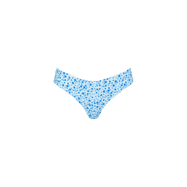 Lettuce Frill Thong Bikini Bottom - Dream Flower | Kulani Kinis US