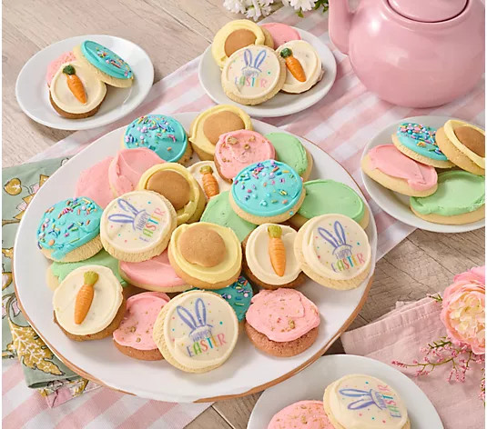 Make Your Selection: Cheryl's 48 Piece Easter Frosted Cookie Assortment | QVC