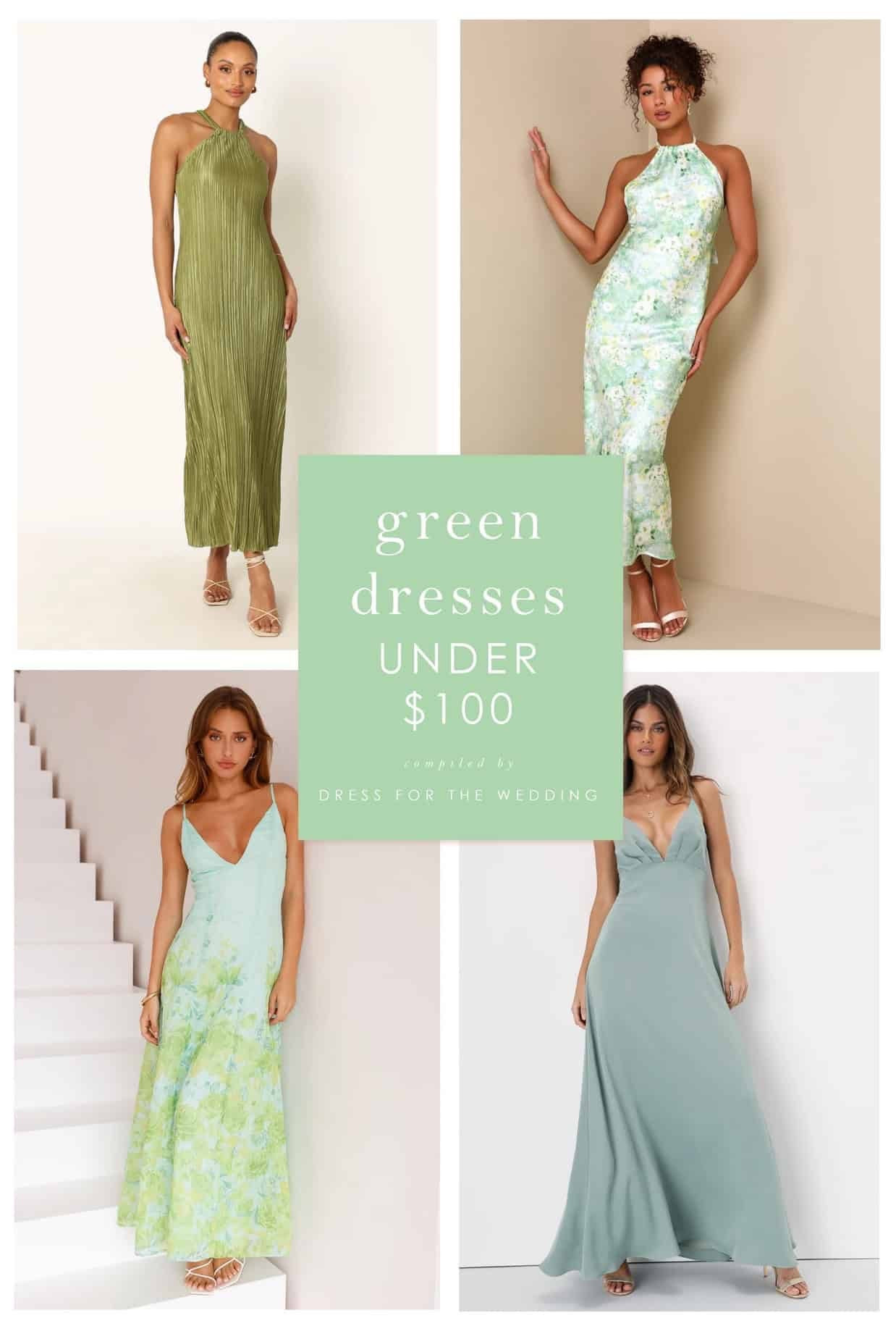 Green dress under $100. Affordable dress for a wedding guest. Cocktail dress, semi formal dress, Hello Molly dresses, Sage green dress, maxi dress, Lulus dress. 

#LTKootd #LTKSeasonal #LTKWedding