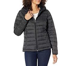 Amazon Essentials Women's Lightweight Long-Sleeve Full-Zip Water-Resistant Packable Hooded Puffer... | Amazon (US)