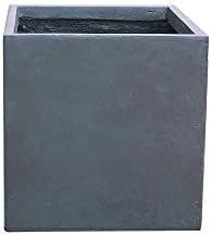 Kante RF0001A-C60121 Lightweight Concrete Modern Square Outdoor Planter, Charcoal | Amazon (US)