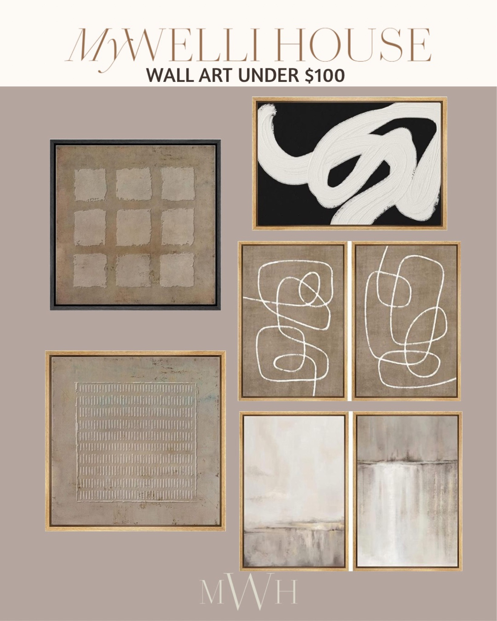 Wall art from Amazon under $100! Organic modern wall art. Amazon home finds 

#LTKFind #LTKhome #LTKunder100