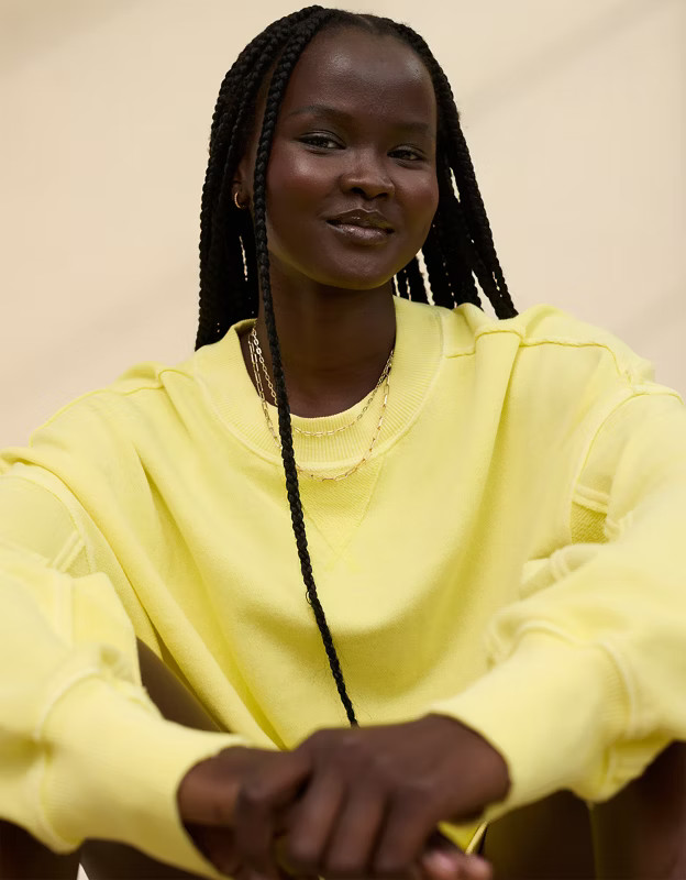 Aerie Big Chill Crew Sweatshirt | American Eagle Outfitters (US & CA)