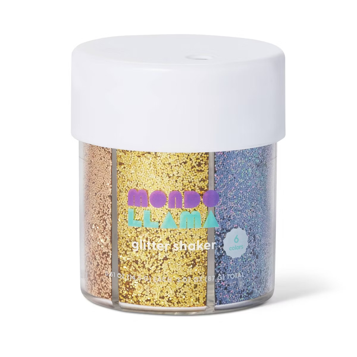 6ct Glitter Shaker Metallics - Mondo Llama™ | Target