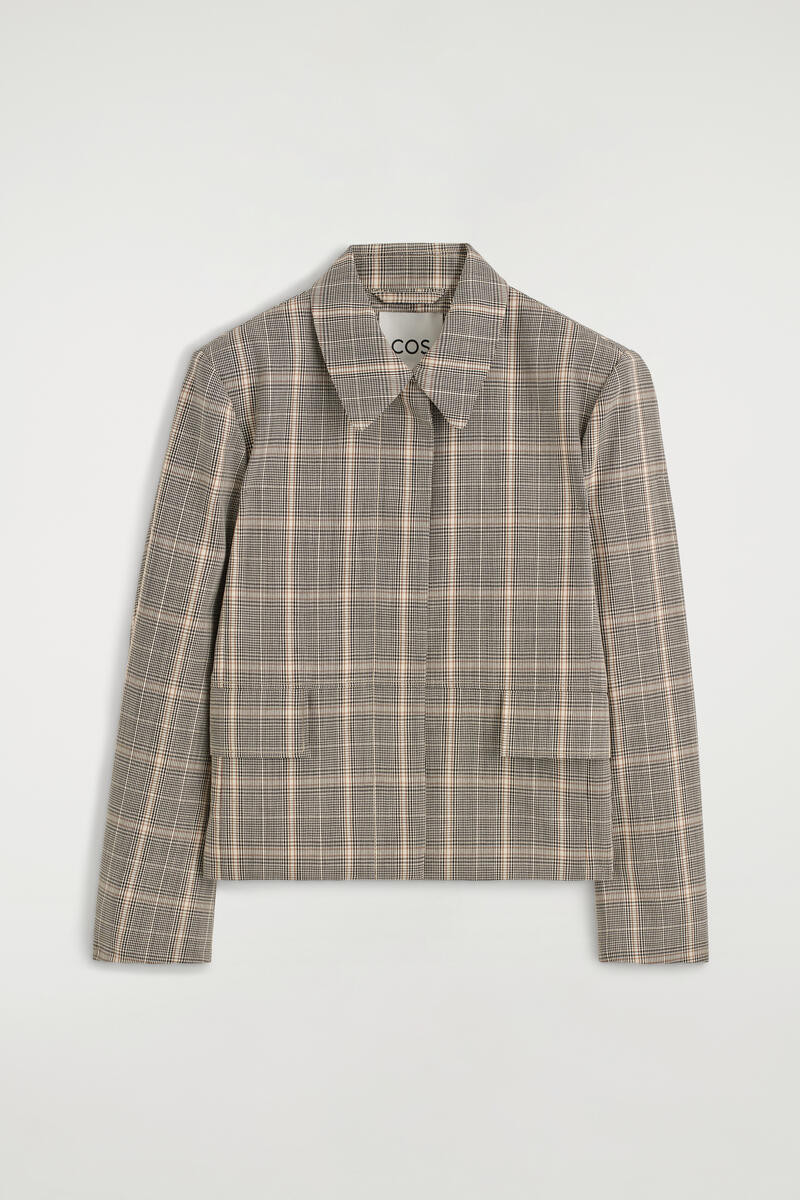 Checked Wool Jacket | COS UK