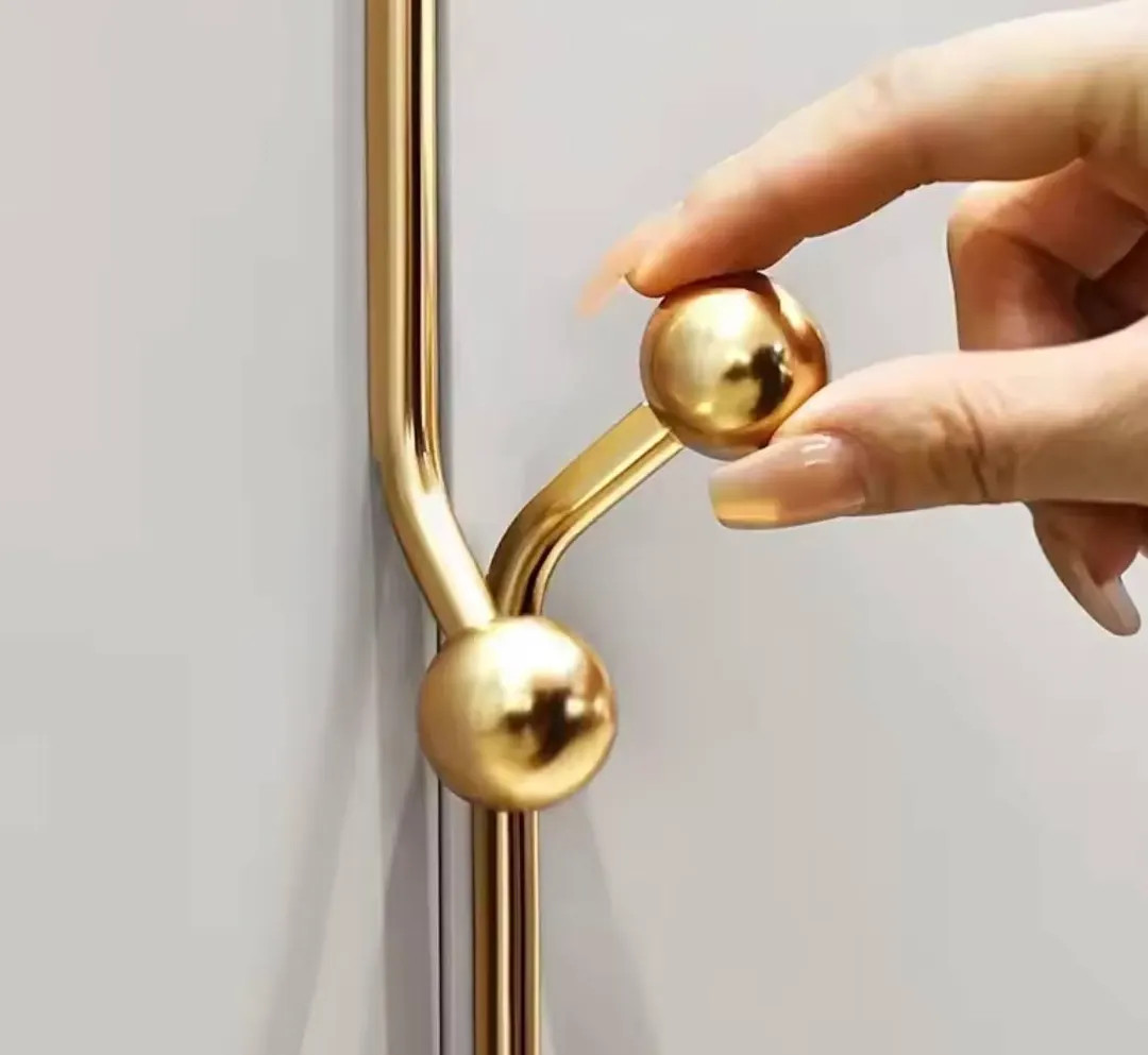 Modern Unusually shaped Cabinet Handles Kitchen Knob Pull Wardrobe Furniture Handle for Cabinet L... | Etsy (US)