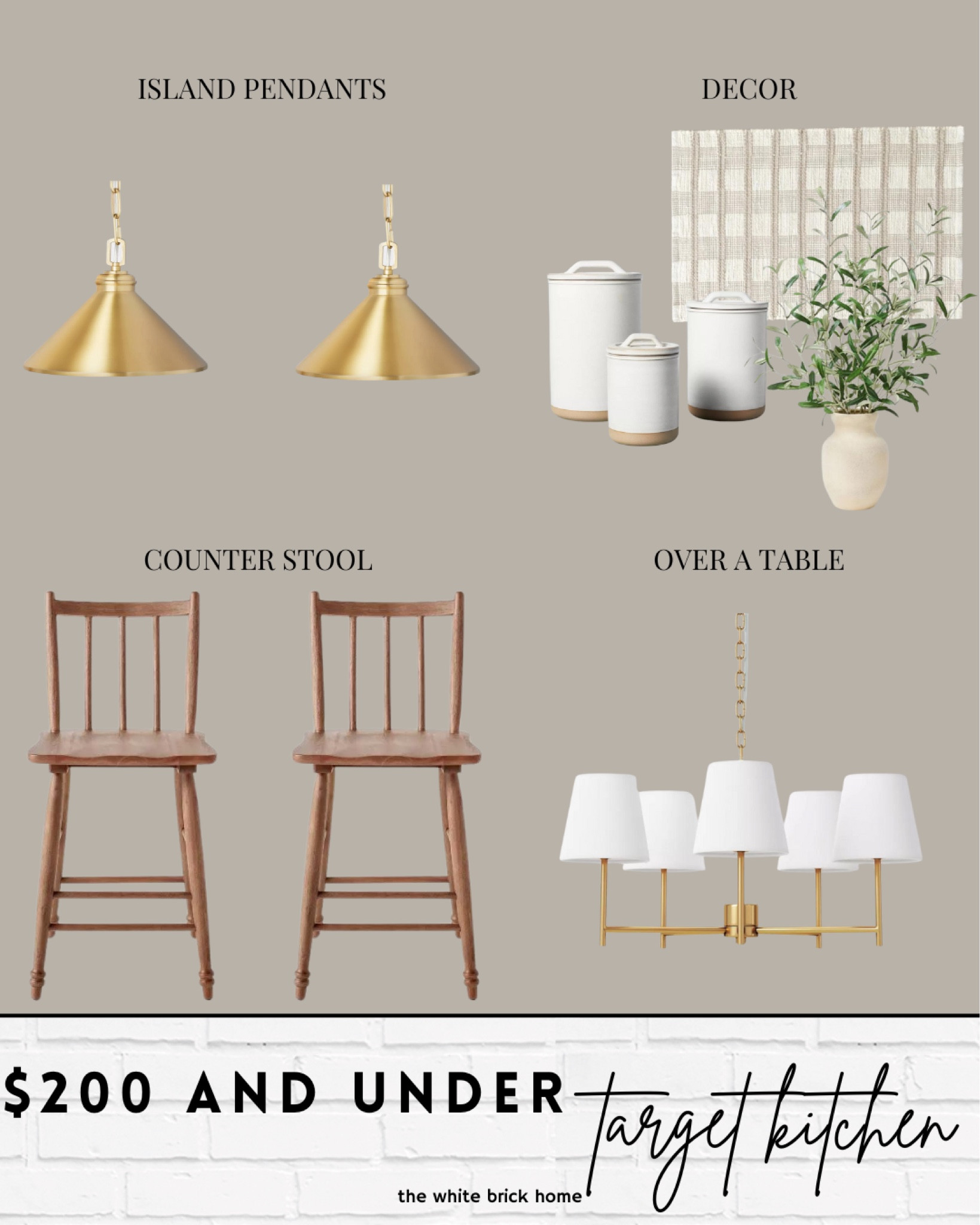Budget friendly finds for your kitchen from Target! 

Kitchen, kitchen remodel, target, target home, affordable, kitchen stools, chandelier, pendant, kitchen island lighting, kitchen lighting, home decor, home accessories, rug, kitchen home decor, hearth and hand. 

#LTKHome #LTKFindsUnder100 #LTKFindsUnder50