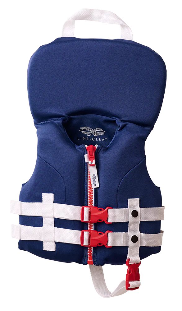 Navy USCG Life Jacket (0-30 lbs) | Line + Cleat