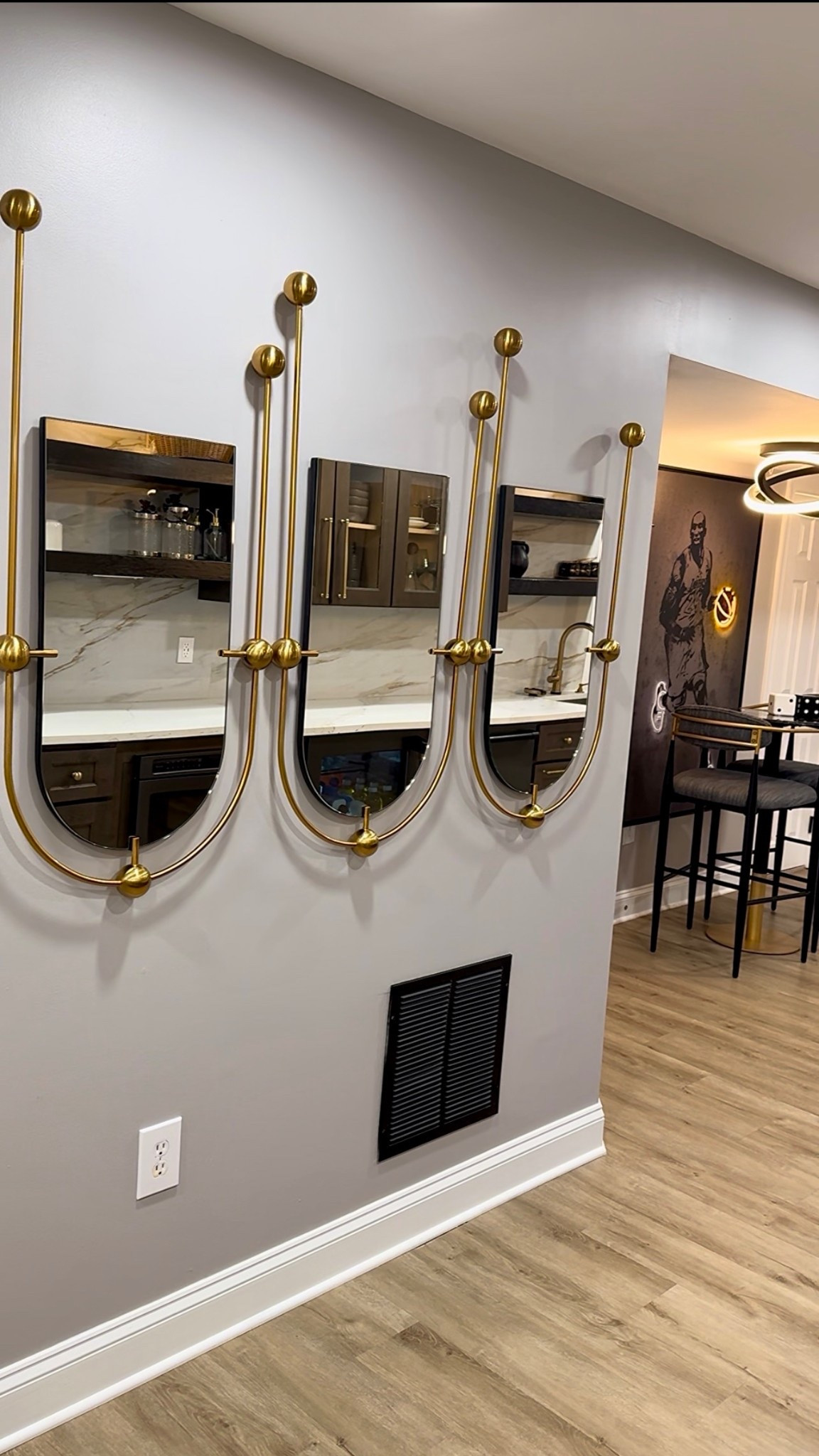 The most unique and beautiful mirror in my basement space is back in stock!👌🏾

#LTKSaleAlert #LTKSeasonal #LTKHome