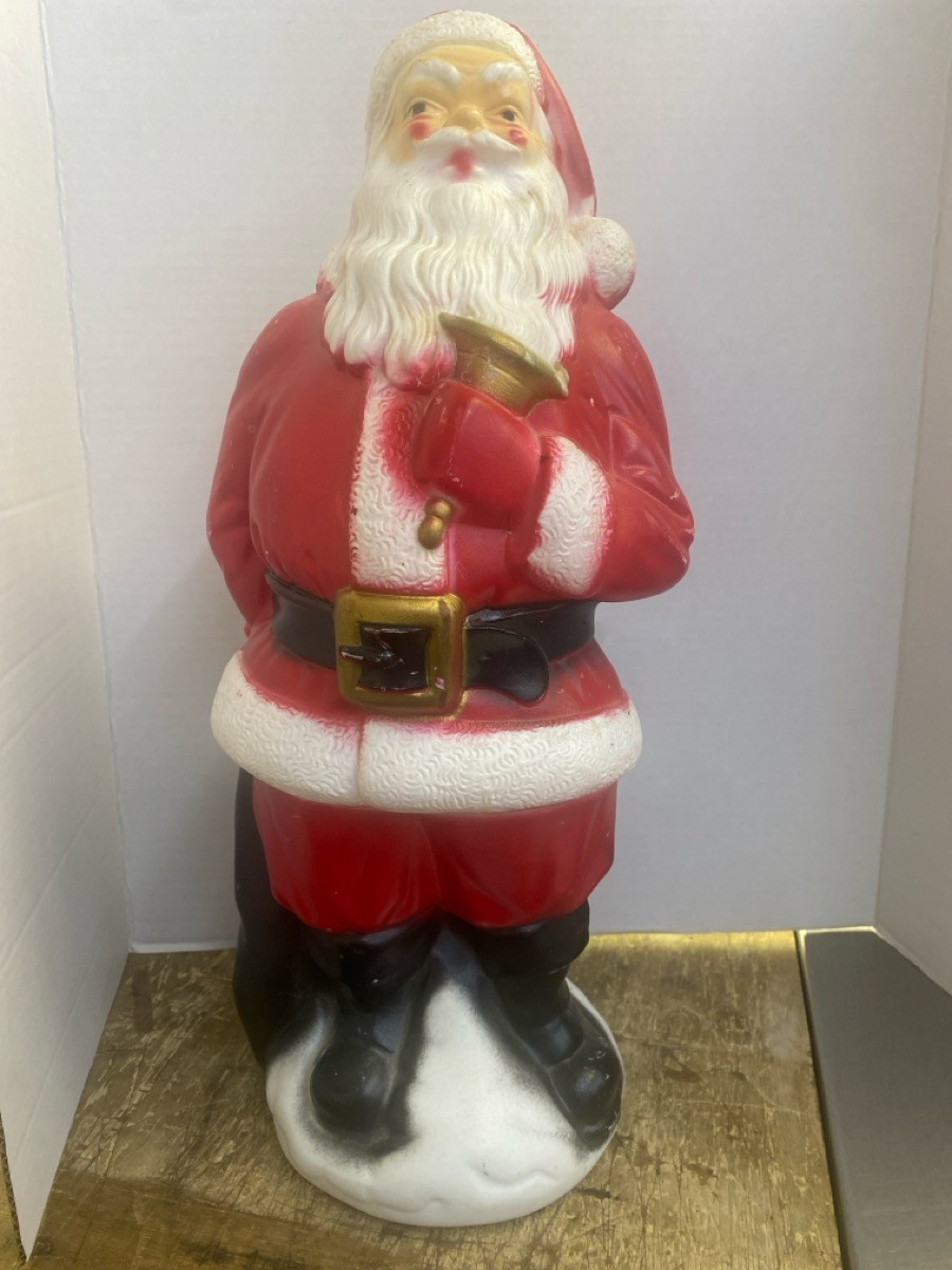 VINTAGE CHRISTMAS SANTA CLAUS 1969 EMPIRE BLOW MOLD 19" TABLE TOP LI (CJL004839) | eBay | eBay US