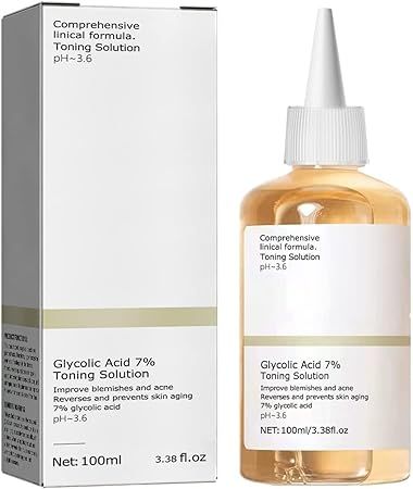 Glycolic Acid 7% Toner, Glycolic Acid 7% Toning Resurfacing Solution,Facial Exfoliation and Rejuv... | Amazon (US)