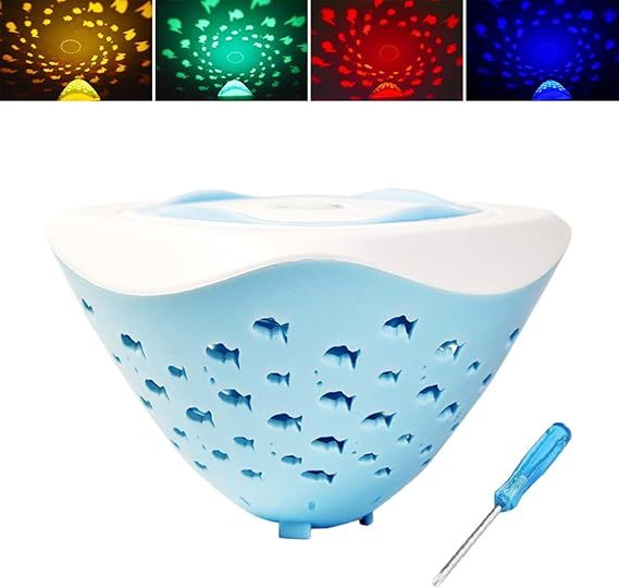 fazhongfa Floating Pool Lights Projection of Fish Underwater Pool Light 4 Colors 3 Modes for Swim... | Amazon (US)