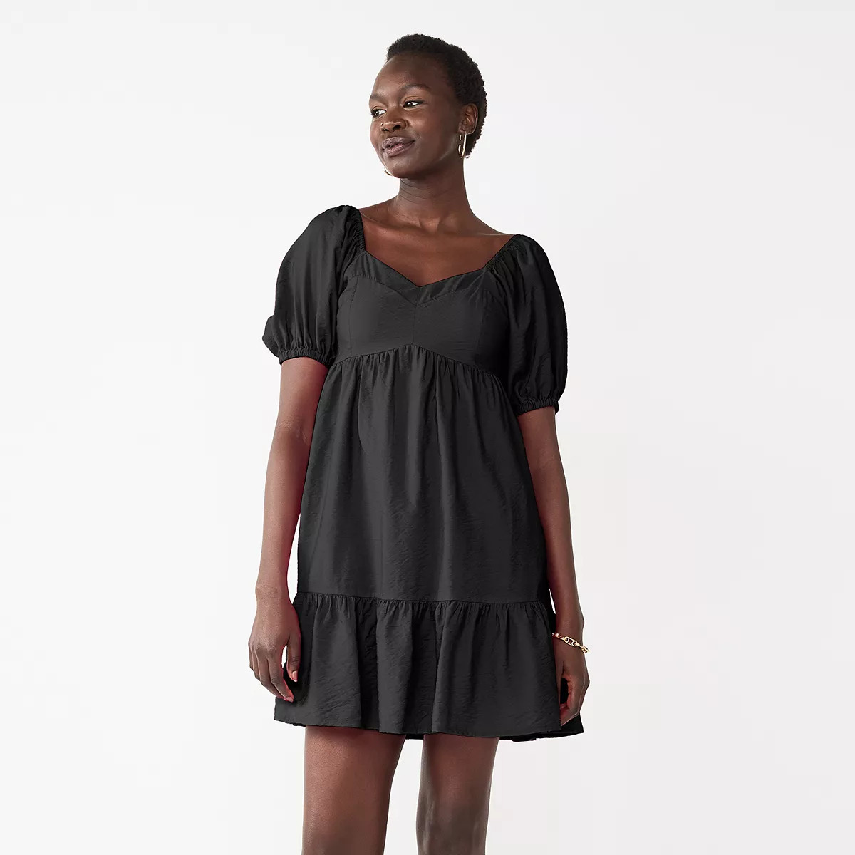 Women's Nine West Babydoll Mini Dress | Kohl's