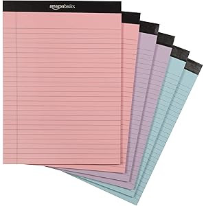 Roaring Spring Enviroshades Recycled Legal Pads, 3 Pack, 8.5" x 11.75" 50 Sheets, Pink | Amazon (US)