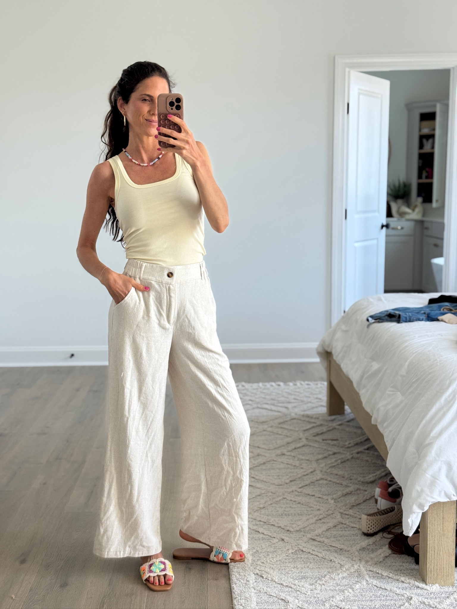 Easy neutral outfit I’ll be wearing on repeat this season.

Lightweight, breathable, and so comfortable—but still looks put together. Perfect for everyday errands, travel days, or anything in between.

#LTKootd #LTKdayinmylife #LTKSeasonal