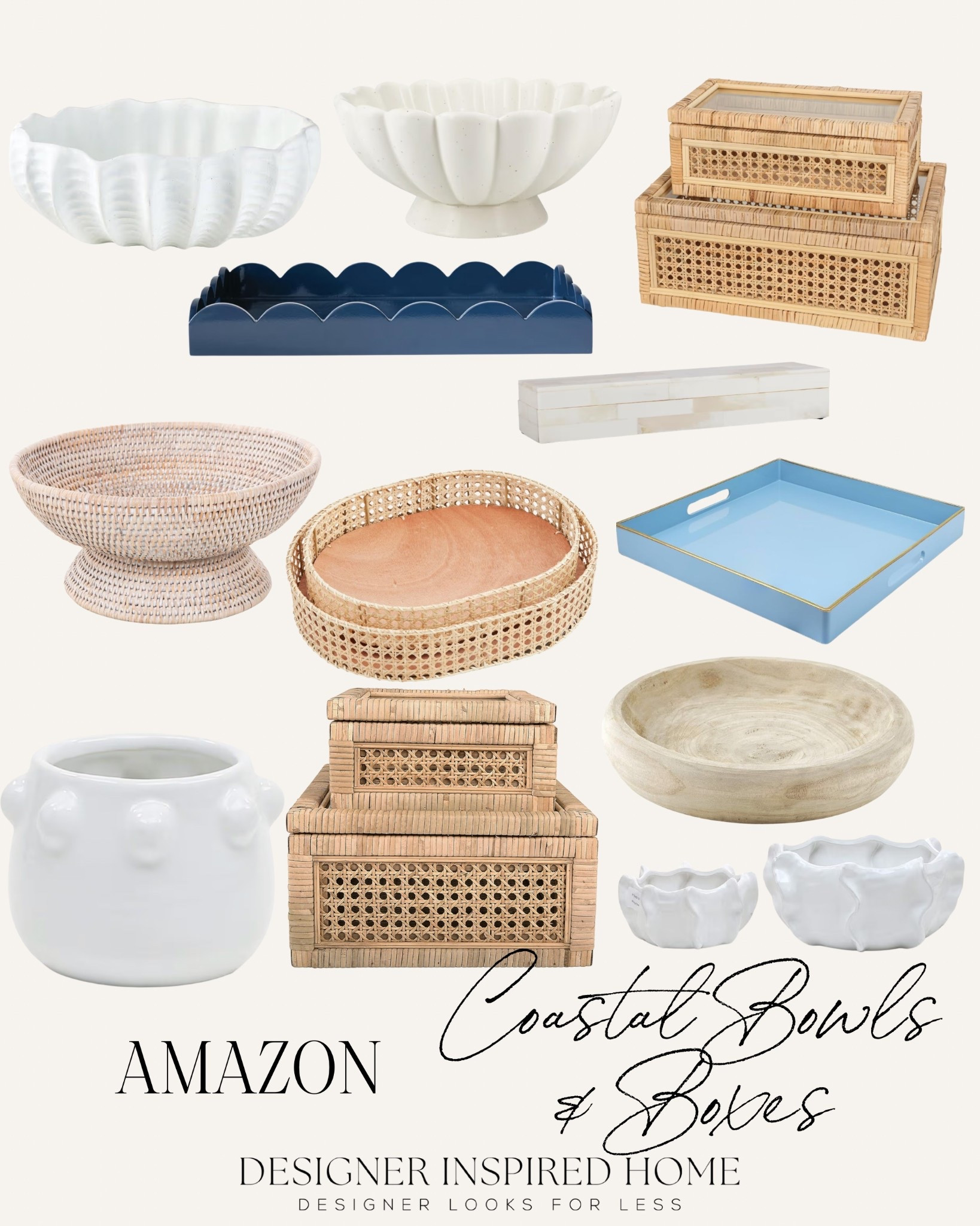 Amazon coastal bowls and boxes 

#LTKFindsUnder50 #LTKStyleTip #LTKHome